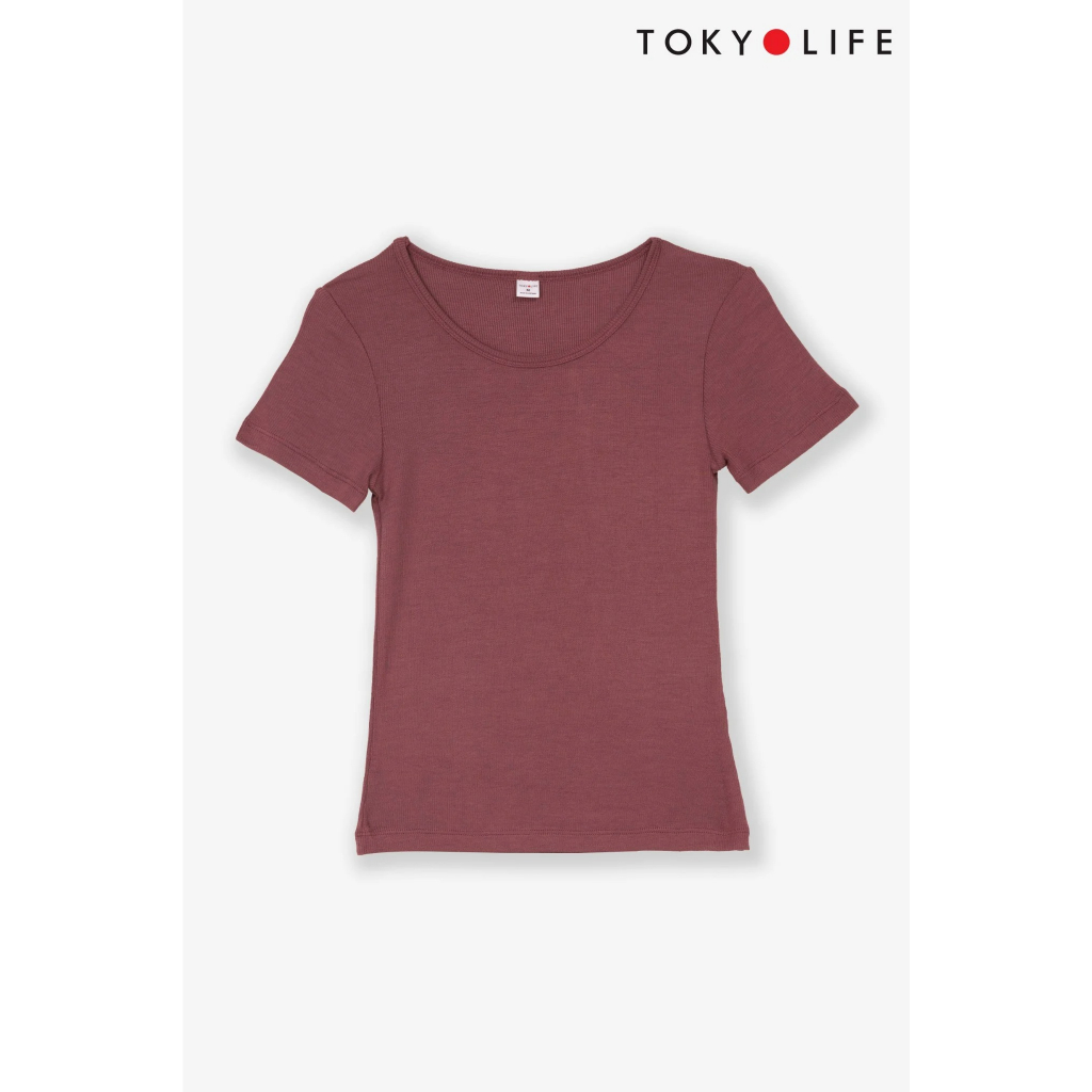 Áo T-Shirt NỮ cổ tròn dáng ôm TOKYOLIFE C9TSH503M