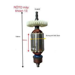 Roto máy khoan đầu 6- 10-13