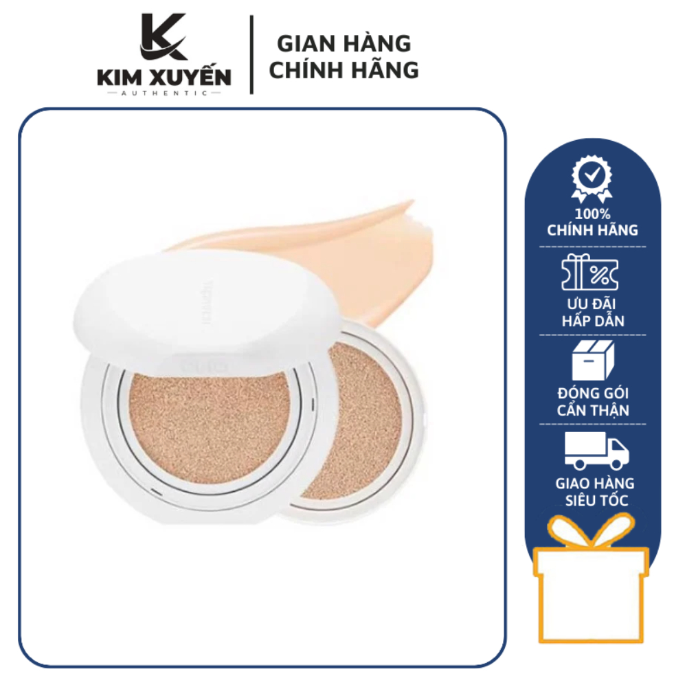 Phấn Nước Thuần Chay Cấp Nước Clio Veganwear Hyaluronic Serum Cushion SPF45 PA++ 15g