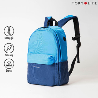 Balo chống gù thời trang TOKYOLIFE nam nữ nhiều màu thiết kế basic nhiều ngăn siêu nhẹ chất liệu cao cấp V8BPK302I