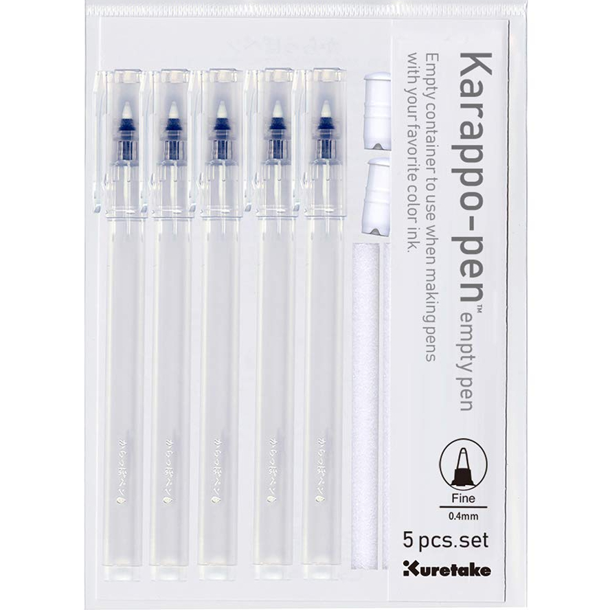 Bộ Bút Thân Rỗng Tự Pha Kuretake Karappo Pen
