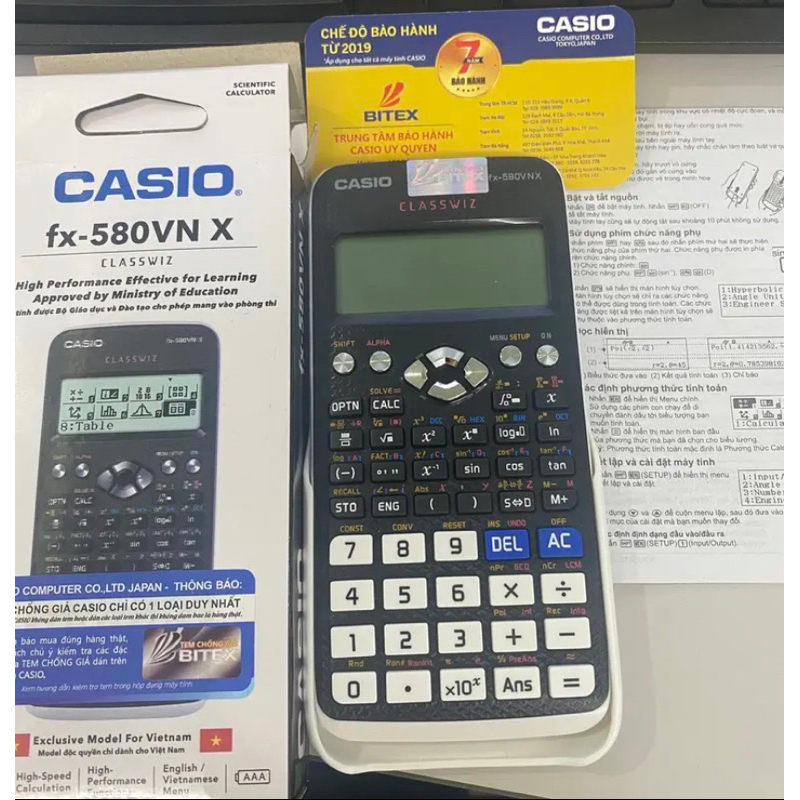 Máy tính cầm tay FX 580 VN X