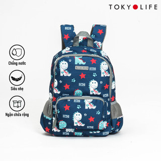 Balo trẻ em chống nước thời trang TOKYOLIFE chống gù siêu nhẹ ngăn đựng siêu to với chất liệu cao cấp C3BPK300M