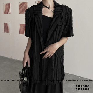 Áo vest cá tính vải gân rách (AK9909)