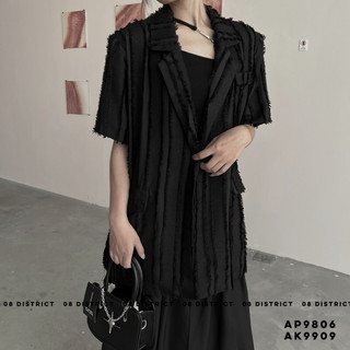 Áo vest cá tính vải gân rách (AK9909)