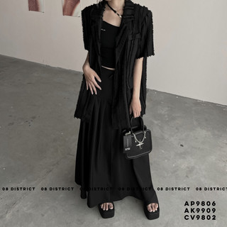Áo vest cá tính vải gân rách (AK9909)
