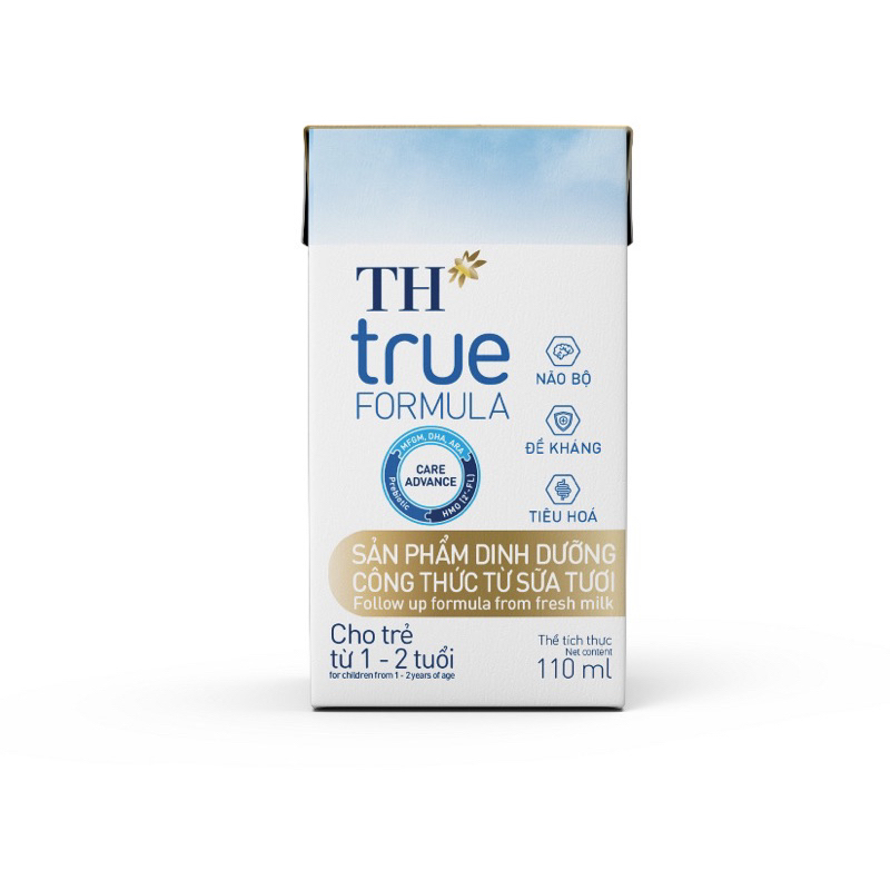 Sữa dinh dưỡng công thức từ sữa tươi cho trẻ từ 1 – 2 tuổi TH true Formula 110ml