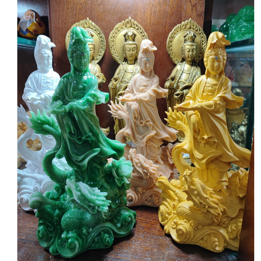 Tượng Phật Bà Quan Âm Đứng Rồng