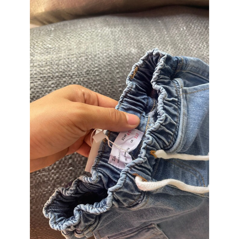 Quần short jean ZR Túi hộp cho bé trai