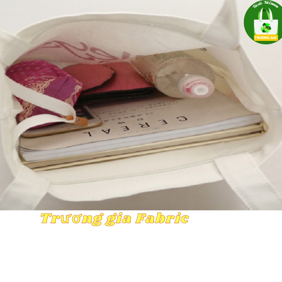 Túi Vải Canvas Túi vải bố kích thước 31x36cm có nhận Tùy chỉnh kích thước in logo