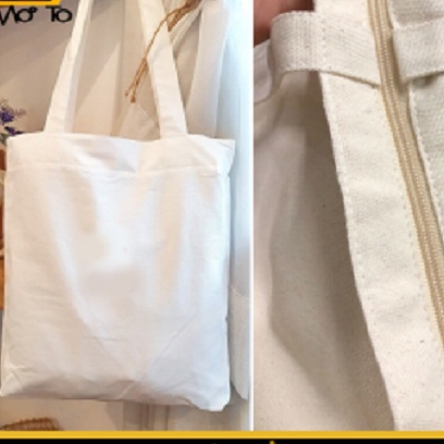 Túi Vải Canvas Túi vải bố kích thước 31x36cm có nhận Tùy chỉnh kích thước in logo