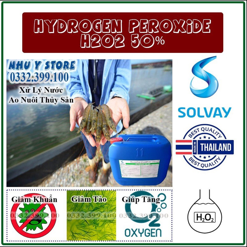 1 Lít OXY Già  Solvay Thái Lan Vệ Sinh Lồng Máy Giặt - Sàn Gỗ Nấm Mốc - Tẩy Rửa Công Nghiệp