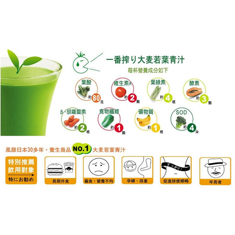 Bột lúa non Nhật Bản 44 gói, bột lúa mạch non Grass Barley  Nhật Bản, trà lúa non
