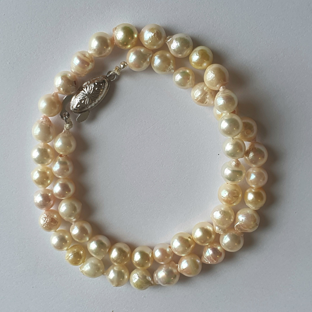 Akoya dáng choker toàn hạt dị, hàng si Nhật