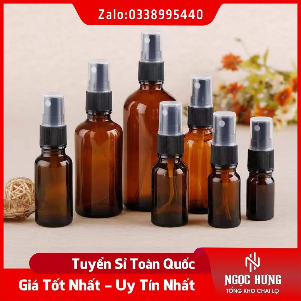 Chai Xịt Phun Sương Thủy Tinh 15ML/20ML/30ML Dùng Chiết Tinh Dầu, Chiết Mỹ Phẩm - Lọ Thủy Tinh - Chai Lọ Mỹ Phẩm