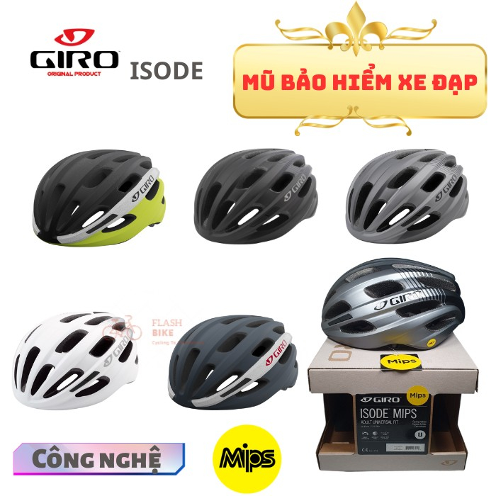 Mũ Bảo Hiểm Đạp Xe Giro ISODE MIPS Nhẹ Nhàng Siêu Thoáng Tùy Chỉnh Nhanh Chóng Kích Thước Dành Cho Vận Động Viên Đạp Xe