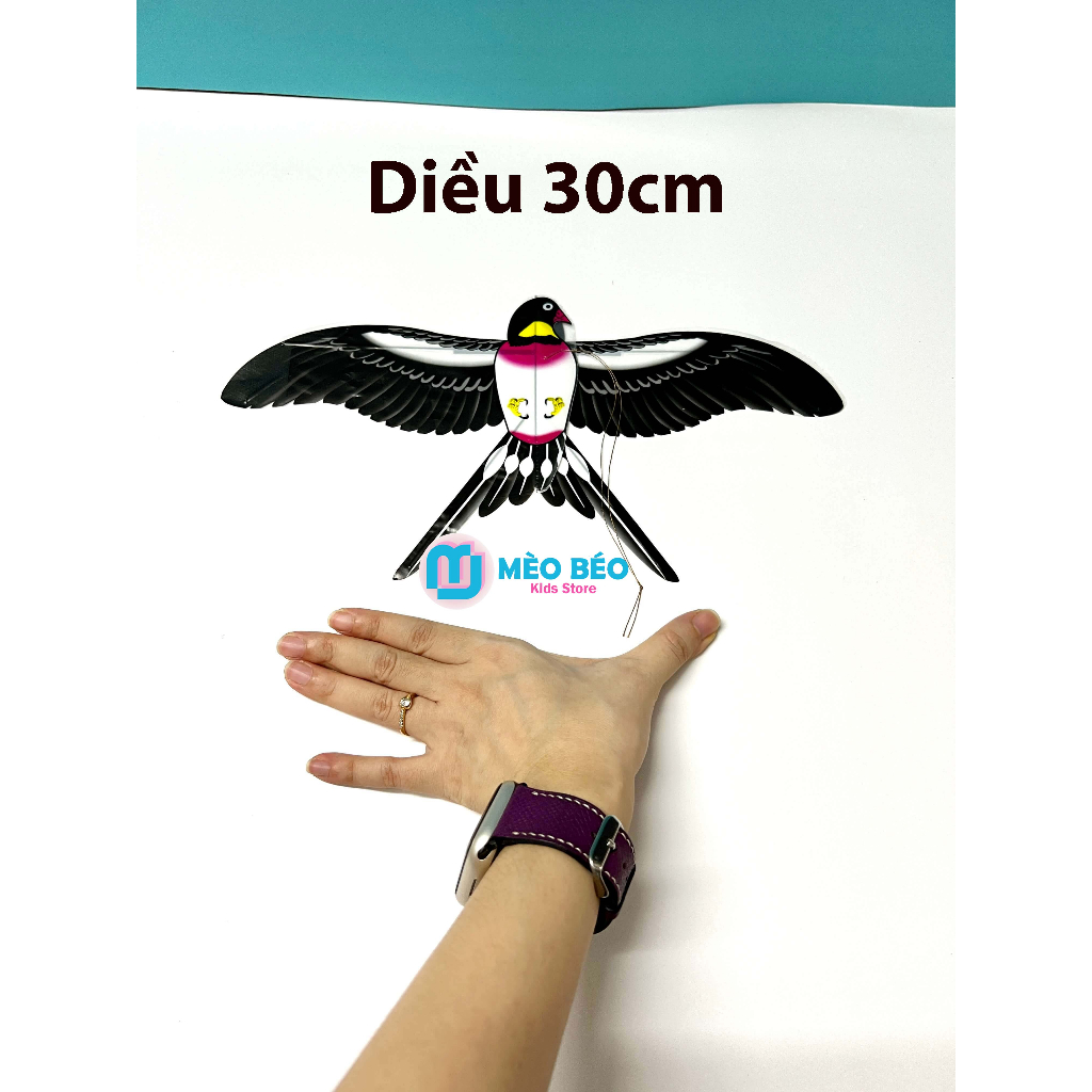 Đồ chơi diều cần câu mini dễ thương tặng 30m dây - Mèo Béo Kids Store