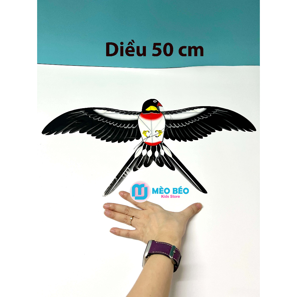 Đồ chơi diều cần câu mini dễ thương tặng 30m dây - Mèo Béo Kids Store