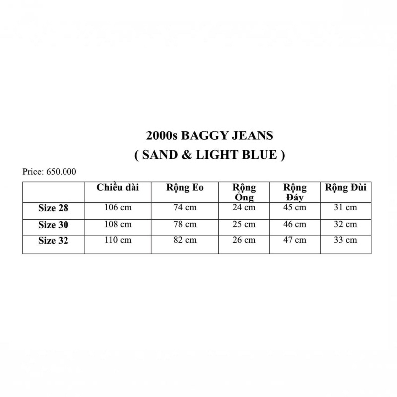 2000s BAGGY JEANS  - QUẦN BAGGY JEANS RỘNG