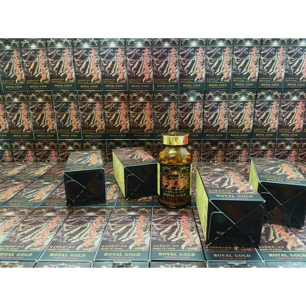 Viên uống Đông trùng hạ thảo Royal Gold Nhật Bản - Hộp 420 viên