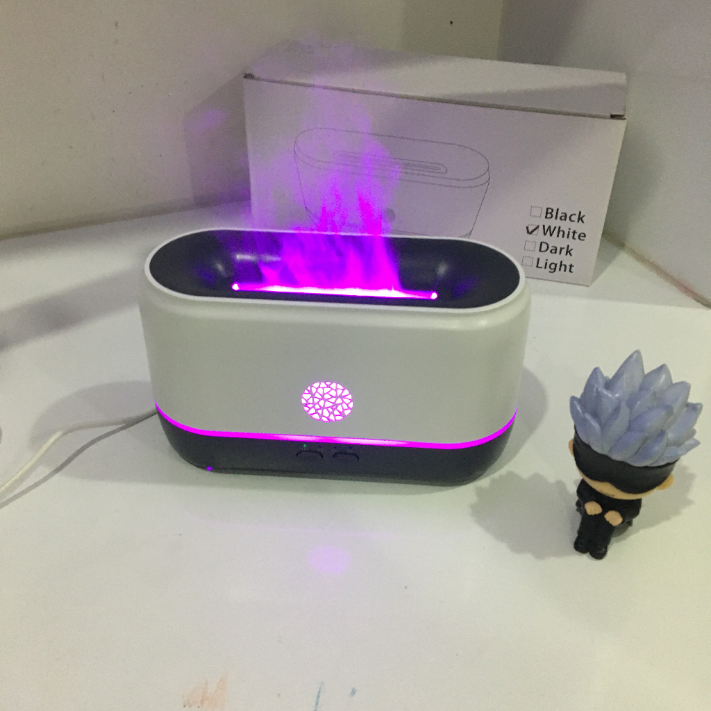 Máy Phun Sương Ngọn Lửa Bông Tuyết 200mL, Hàng Chính Hãng, Xông Tinh Dầu, Tạo Ẩm, Kèm Tinh Dầu 10mL, Bảo Hành 6 Tháng