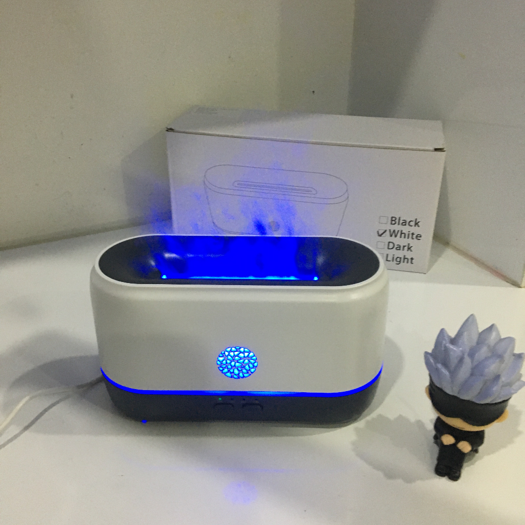 Máy Phun Sương Ngọn Lửa Bông Tuyết 200mL, Hàng Chính Hãng, Xông Tinh Dầu, Tạo Ẩm, Kèm Tinh Dầu 10mL, Bảo Hành 6 Tháng