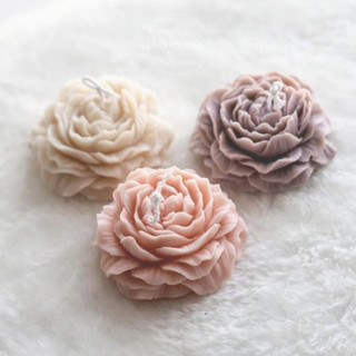 Nến thơm thủ công hình hoa mẫu đơn PEONY CANDLE - Decor, chụp hình, quà tặng, phong cách Hàn Quốc