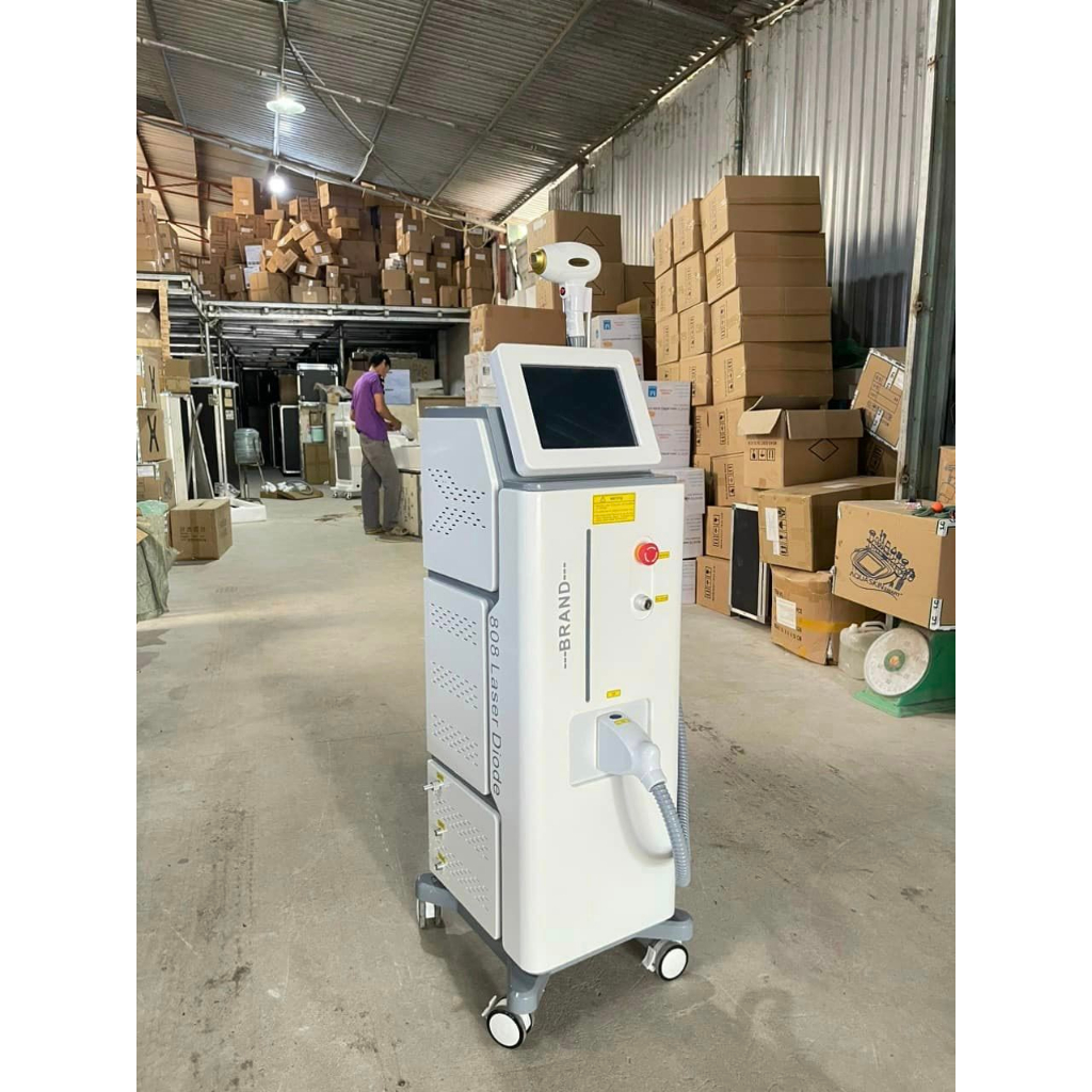 Máy Triệt Lông Diode Laser 808 Brand 1 Tay Triệt Lông Chuyên Dùng Cho SPA & TMV Bảo hành 12 tháng