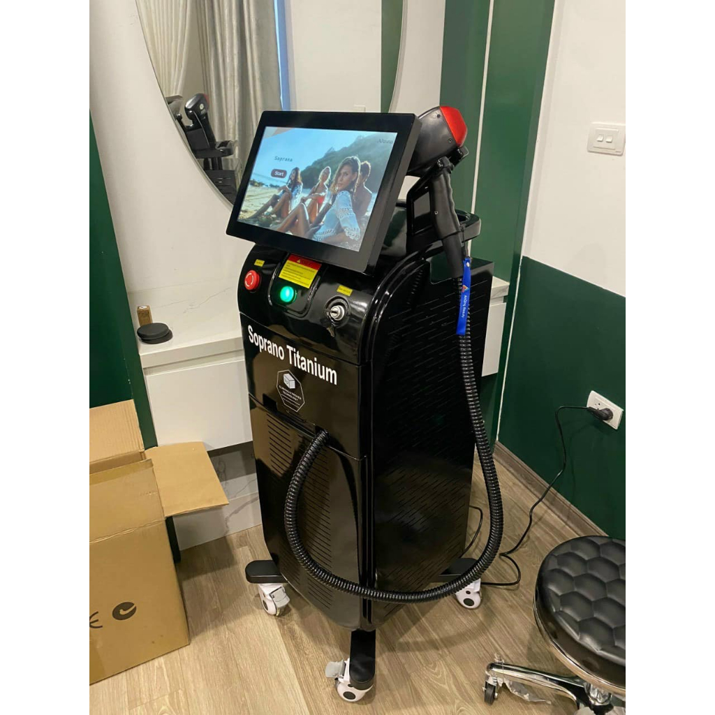 Máy Triệt Lông Diose Laser 808 Soprano Titanium 1 Tay Triệt Lông | 6 Thanh Và 10 Thanh Bảo Hành 12 Tháng