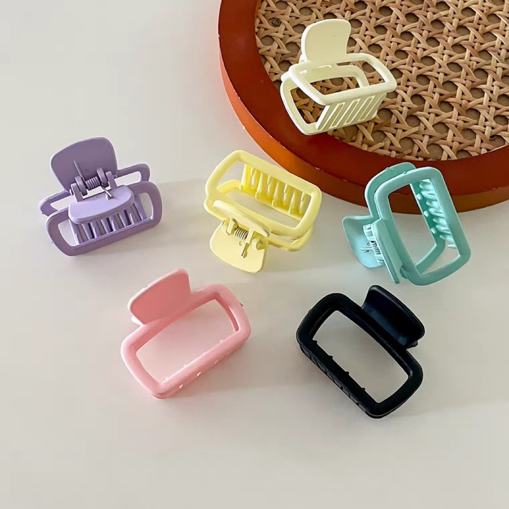 Kẹp gắp vuông nhỏ màu pastel