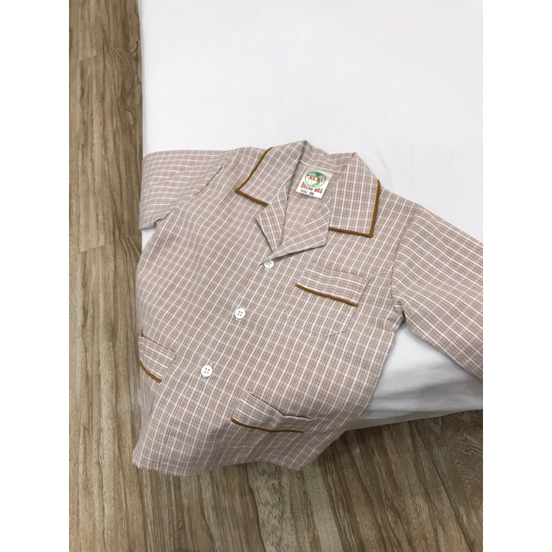 Bộ pijama kate sọc cho bé trai (4-15kg)