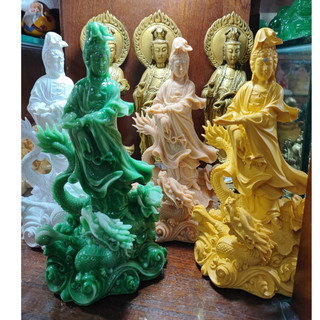 Tượng Phật Bà Quan Âm Đứng Rồng