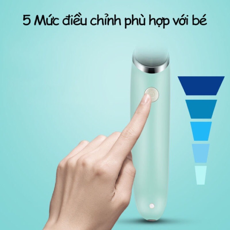 Máy hút mũi trẻ em 5 cấp độ làm sạch dịch mũi