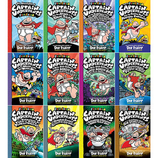 [BẢN MỚI NHẤT] Captain Underpants (Full Color Collection) - 14q | Nhập khẩu