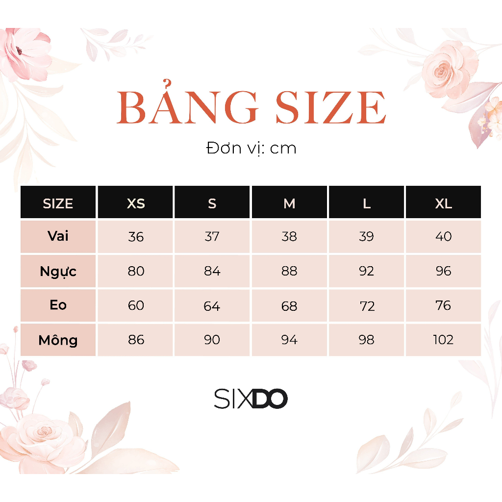 Áo sơ mi hoa voan cổ vạt thời trang SIXDO (Black Floral Voile Top)