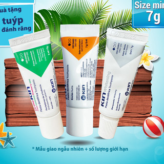 Tuýp Kem Đánh Răng Kin x 7g, mẫu ngẫu nhiên hoăcj ib shop chọn mẫu