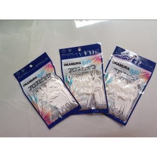 Combo 3 Gói Tăm chỉ kẽ răng Nhật Bản Okamura
