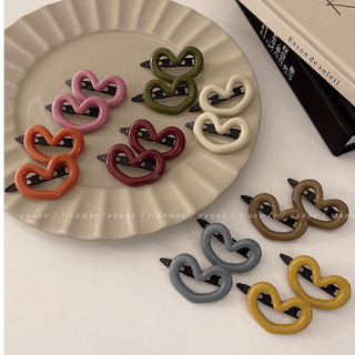 ⚡Kẹp Tóc Hình Trái Tim Nhiều Màu Sắc Y2k