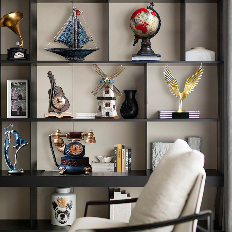 Mô hình thuyền phong cách vintage trang trí nhà cửa