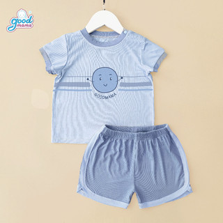 Bộ Cài Vai Cộc Tay Cho Bé Micro modal Goodmama