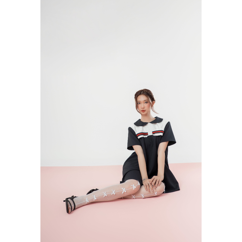 Darlin dress- Váy xinh form babydoll đính nơ