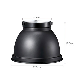 CHÓA ĐÈN LED/FLASH STUDIO NGÀM BOWENS KIM LOẠI 17.5CM