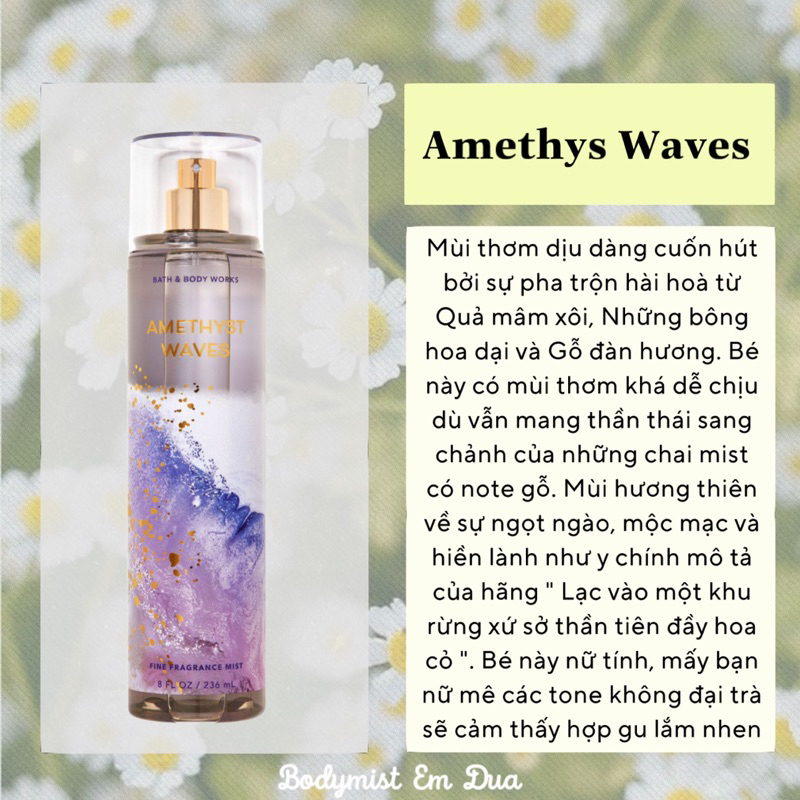 Xịt Thơm Toàn Thân - AMETHYS WAVES