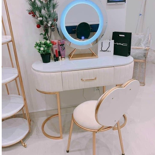 Bàn trang điểm bọc nỉ nhung siêu đẹp nhiều màu - Nội Thất Chani