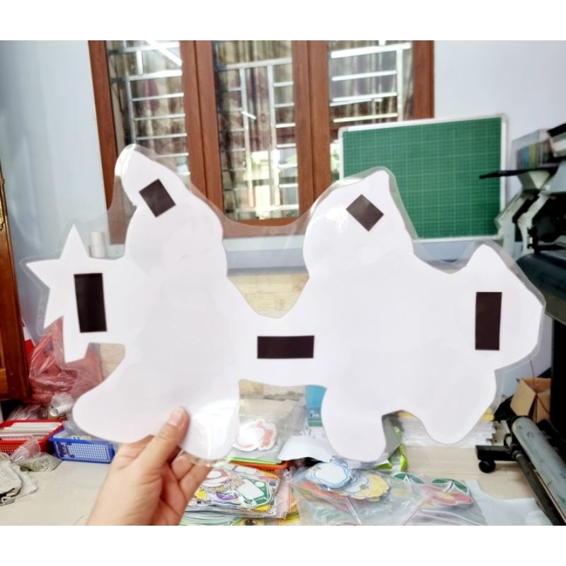 Sét bộ Vui Tết Trung Thu - In Màu + Ép Rời + Nam châm lá