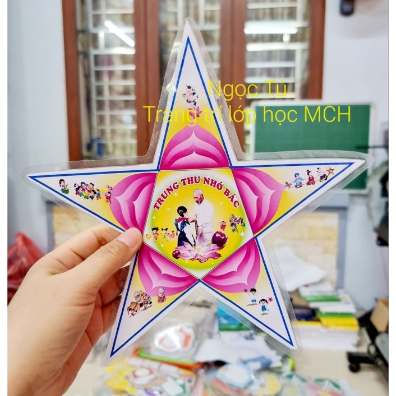 Sét bộ Vui Tết Trung Thu - In Màu + Ép Rời + Nam châm lá