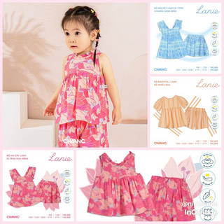 Chaang bộ quần áo lanh bé gái ss2023d04