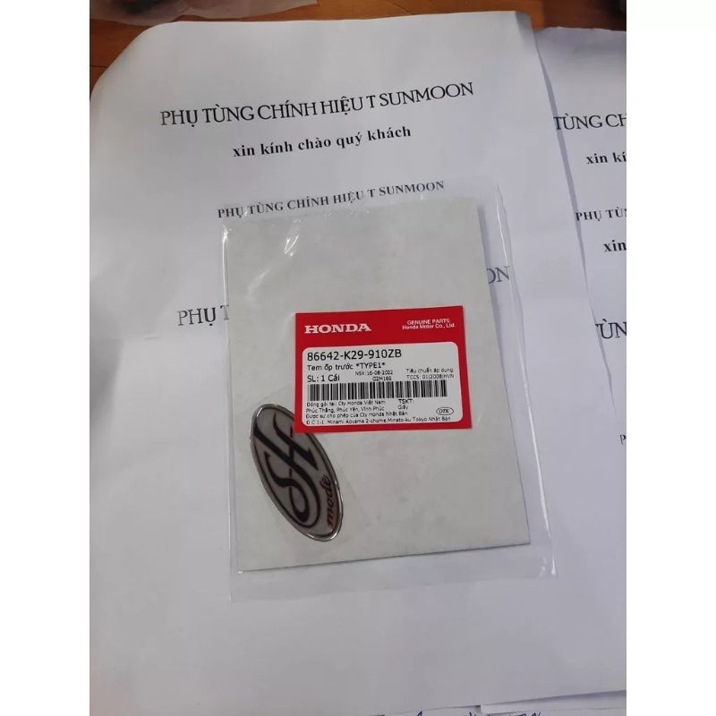 Tem SH tem mặt nạ SH Mode 125 2013 đến 2019 Honda