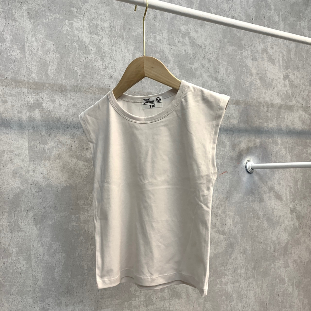 Áo tanktop trơn nhiều màu cho bé