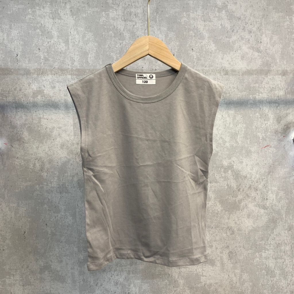 Áo tanktop trơn nhiều màu cho bé